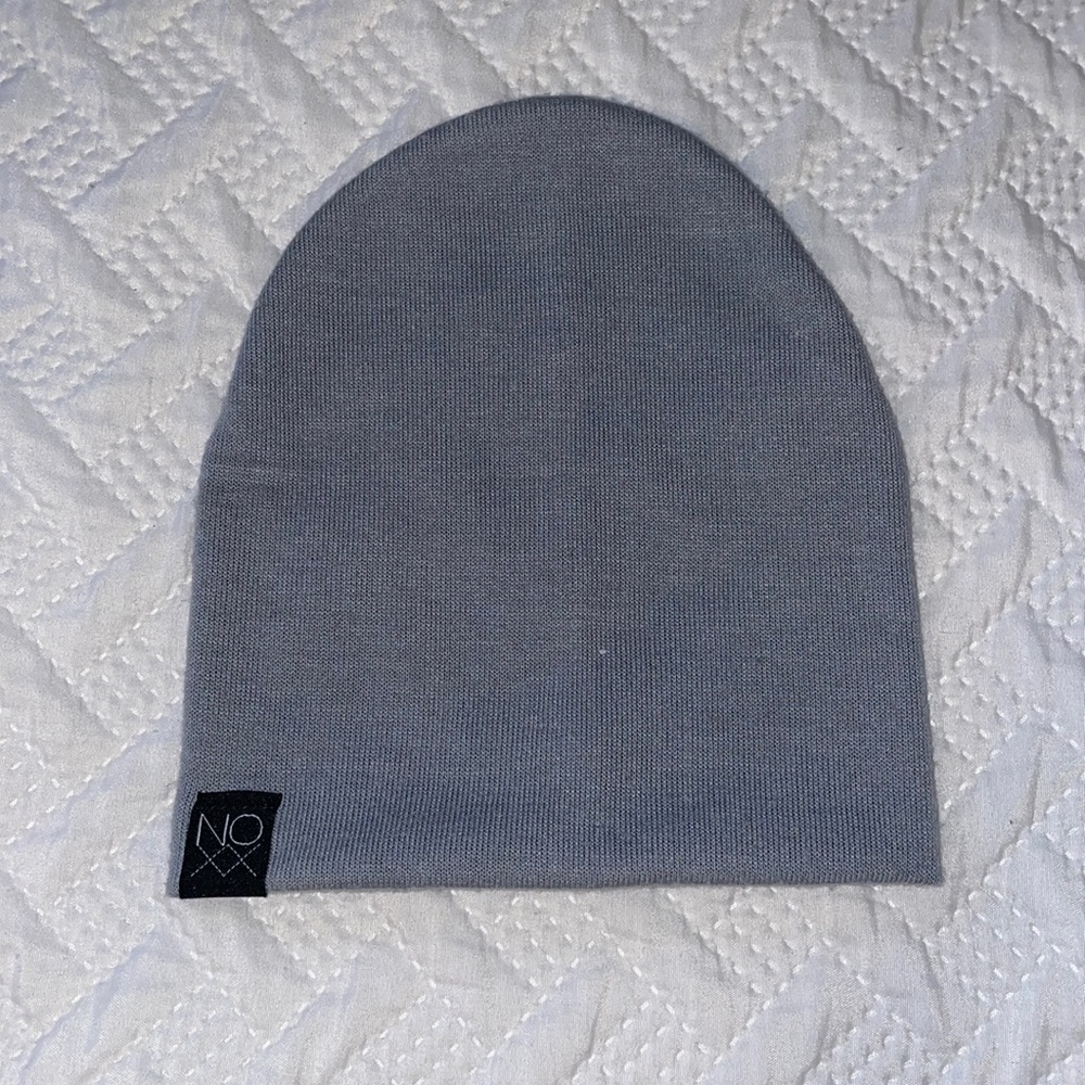 NOXX Infant Jersey Knit Beanie in Gray
